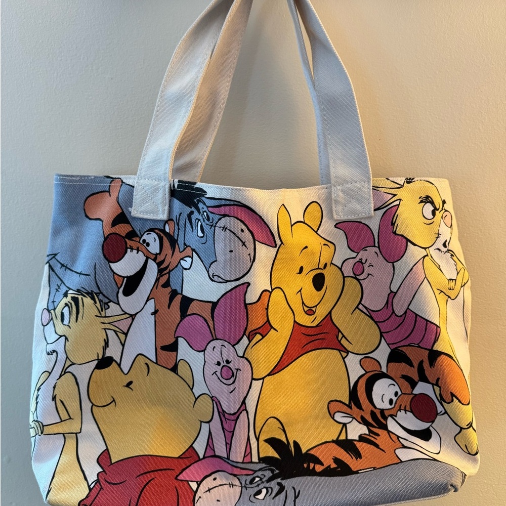 Disney Winnie the Pooh Character Tote - Yellow, Pink, Red